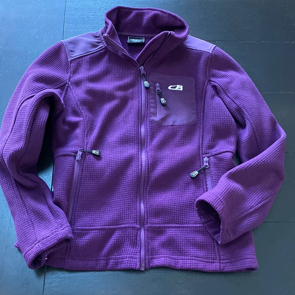 CB Fleece Ski Jacket. Medium. Purple. Great condition.